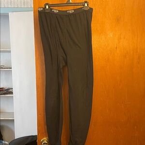 Men's Black Thermal Joggers